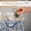 Proverbs 3:5 Brass Metal Keyring