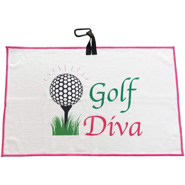 Giggle Golf Golf Diva Waffle Golf Towel