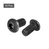 uxcell M8x16mm Hex Socket Button Head Bolts Alloy Steel Fastener Hardware Full Thread Lock Set Hex Socket Half Round 10pcs