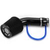 Black 3" Cold Air Intake Filter Induction Kit Pipe Power Flow Hose System 76mm