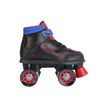 Chicago Boys Sidewalk Roller Skates – Black Youth Quad Skates, High-Top Boot, 60mm Polyurethane Wheels, Adjustable Trucks, Indoor & Outdoor Use