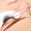 Pack of 400 blue disposable micro brushes for eyelash extension. pink