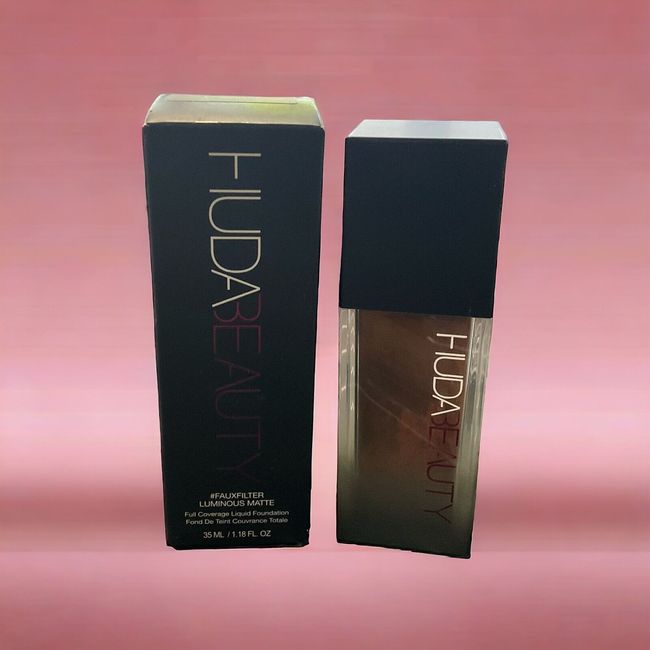 Huda Beauty #Fauxfilter Luminous Matte Foundation *Lava Cake* 1.18 Oz BNIB