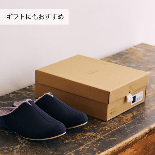 Frontier room's MOCO FR0031 Rooms Moko Green M Room Shoes, Winter, Warm, Boa, Men's, Women's, Indoor Slippers, For Guests