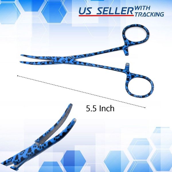 Ear Hair Pulling Cleaning Dog Pet Grooming Plier Hemostatic Forceps Tweezers CRV