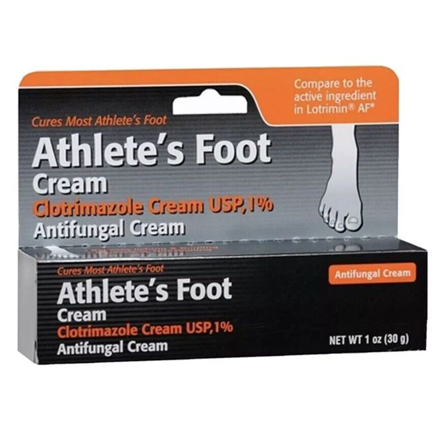 Athlete’s Foot Antifungal Cream, Compare To Lotrimin AF. 1 oz