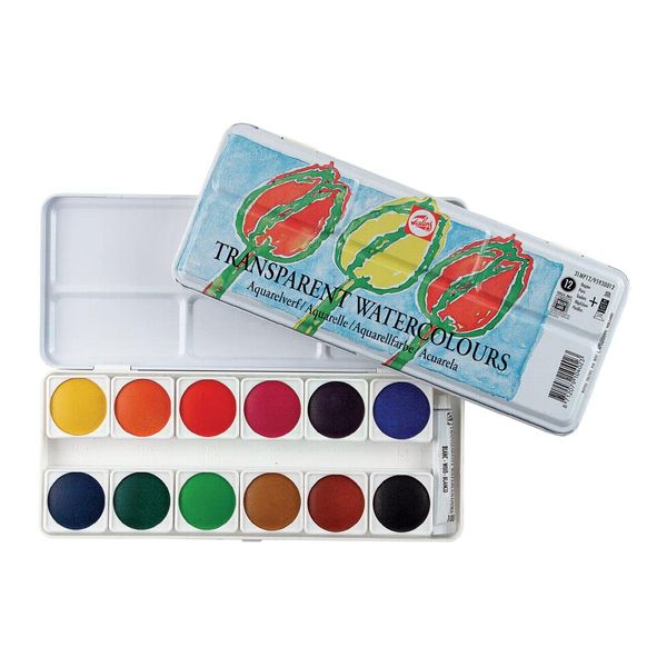 Talens Transparent Watercolor Set of 12