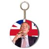 Gift Insanity NIGEL FARAGE CIGAR UNION JACK 58mm LONG CHAIN KEYRING