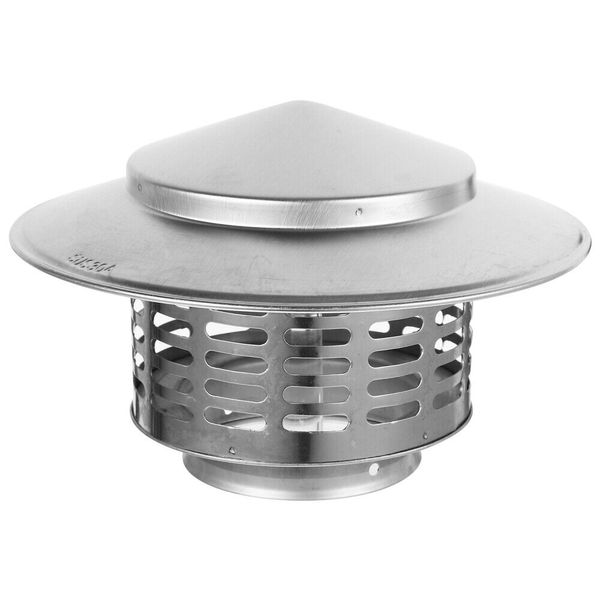 Chimney Cap Stainless Steel Chimney Flue Cowl Rain Cover Vent Cap For Home