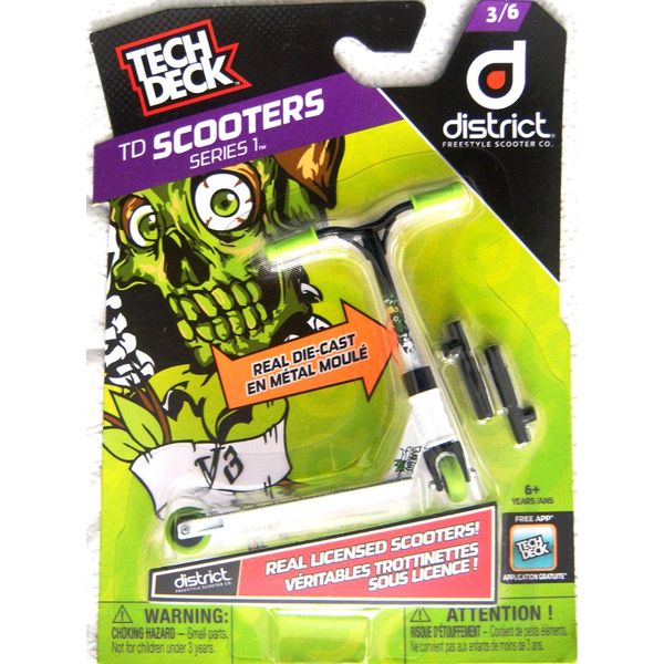 Tech Deck Scooters Series 1 District Freestyle Scooter Co 3/6