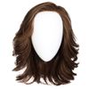 Raquel Welch Flip The Script Mid-Length Layered Wig With Lace Front and Memory Cap lll, Average Cap Size, RL8/29SS Hazelnut
