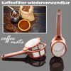 Reusable Coffee Tea Filter Dripper Strainer Strainers Cup Pot Infusers for Loose Tea, 2 Pack