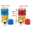 Air Condition Quick Connector Coupler Auto A/C Manifold High Low Adapters