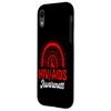 iPhone XR HIV AIDS Awareness Boho Rainbow Support HIV Survivor Case