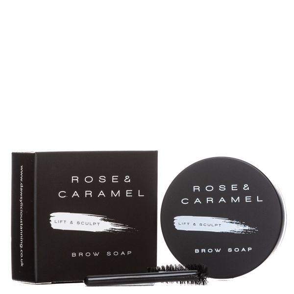 Rose & Caramel Eyebrow Styling Brow Soap Kit, With Spoolie Brush. Long Lasting, 3D Brow Shaping