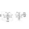 Philip Jones Silver Plated Bumble Bee Earrings