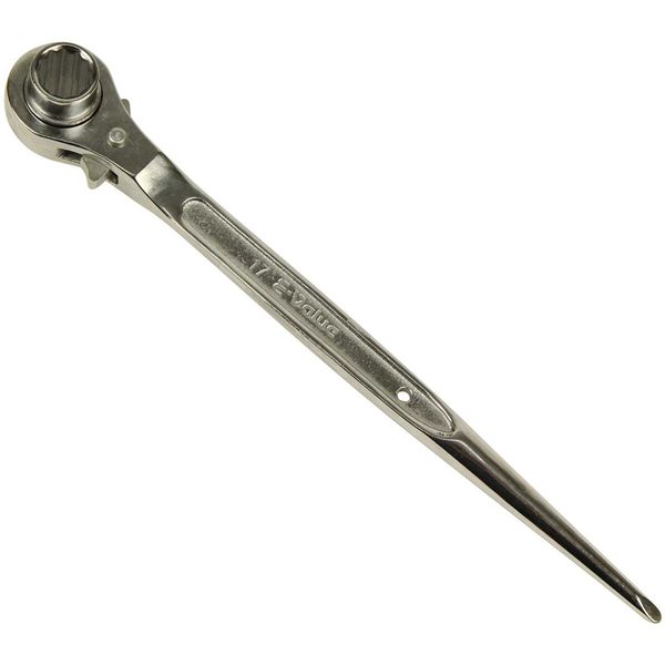 E-Value ERL-1721 Double-ended Ratchet Wrench, Long, 0.7 x 8.3 inches (17 x 21 mm)