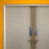 Basic Vertical Push Pull Door Sign (Red) - Small