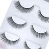 3 Pairs False Eyelashes Set Soft Natural Black Axis False Eyelashes for Natural Makeup
