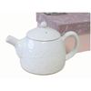Konobiki Cream Teapot (with tea strainer) gift box