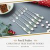 Spode Christmas Tree Pastry Fork, Set of 6 (Multicolor)