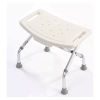 NRS Healthcare Folding Shower Stool, White