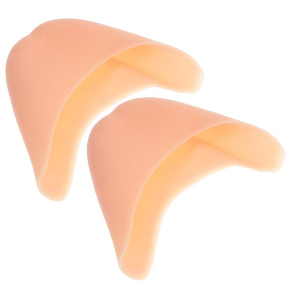 MAGICLULU Pair Silicon Toe Caps Toe Protectors Shoe Pads for High Heels Sock Pads Silicone Gel Pointe Ballet Dance Shoe Socks Toe Spacer Cap Toe Flats Corn Removers for Feet Coussin Thicken