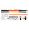 SHIMOTSUKE Pocket in Rod Cover Combination Black x Yellow