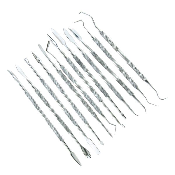 SE 12-Piece Stainless Steel Wax Carvers Set - DD312