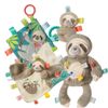 Taggies Soft Rattle with Teether Ring, 13-Centimetres, Molasses Sloth