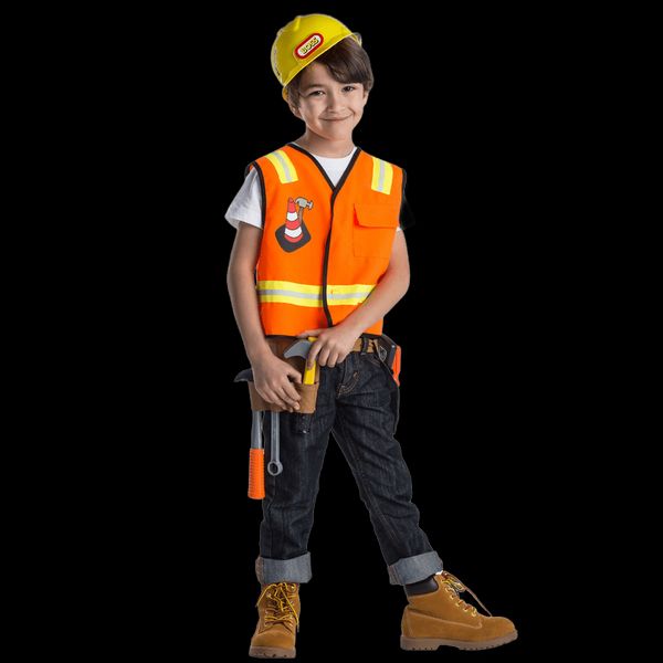 Construction Worker Role-Play Sets - Kids