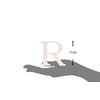 7cm alphabet letter white (r(1pc))
