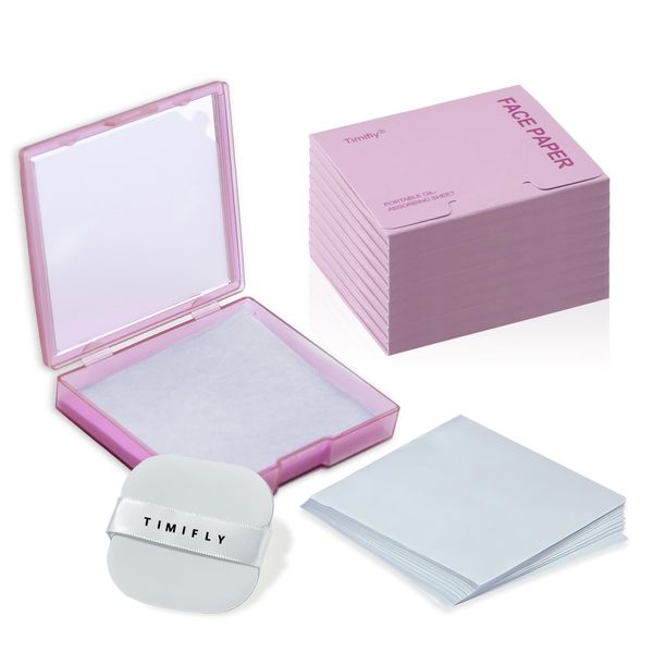 1000 Pieces Oil Blotting Sheets for Face, Clean and Clear Oil Absorbing Sheets, Oil Blotting Papers for Face (Lavender)