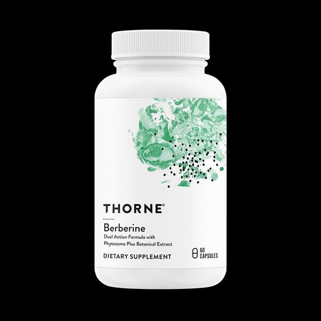 Thorne Berberine 1000mg Dietary Supplement 60 Capsules Brand New exp 7/2025