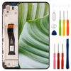 SWARK LCD Display Compatible with Nokia C110 N156DL-6.3"（Black with Frame） Touch Screen Digitizer Assembly Replacement + Tools