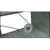 Silky Rectangular Pyramid Table Lamp Shade & Floor Lamp Shade (Silver Grey, 17" Rectangular Shade)