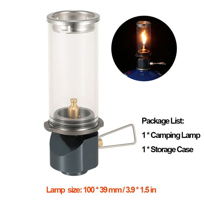 Outdoor Candle Lamp Tent Lantern Light for Backpacking Camping