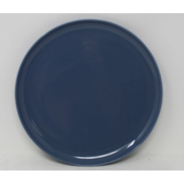 Hotel Collection Porcelain Dinner Plate Blue 1 Count