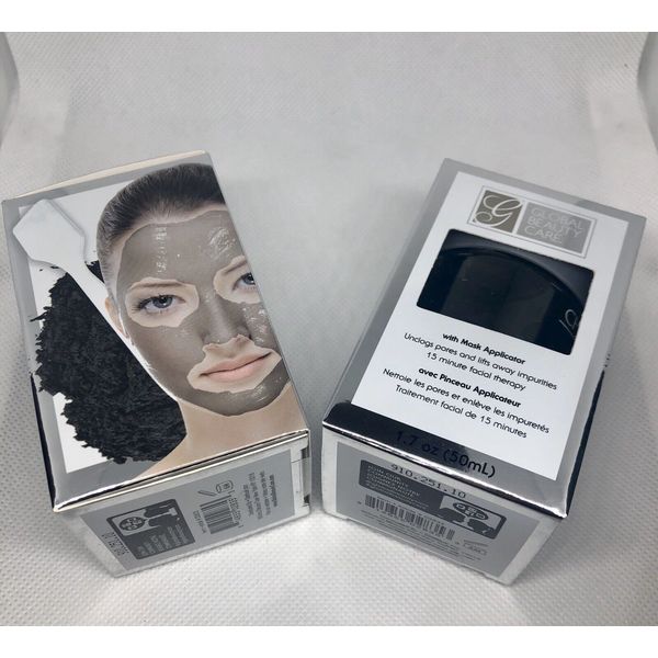 Global Beauty Care Charcoal Gel Face Masks Qty. 2 Great Holiday Gift