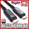Thunderbolt 5 USB-C 5.0 Cable Charger Data 80Gbps PD 240W 16K Video Display UHD