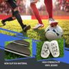 Mini Soccer Shin Guards, 2 Pairs - Extra Small, Fixed Straps, Calf Protection