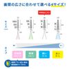 Kobayashi Pharmaceutical Soft Interdental Brush, Rubber Type, Interdental Brush, Thin Type, Thread Toothpick Brand, White, SS-Medium, 40 Pieces