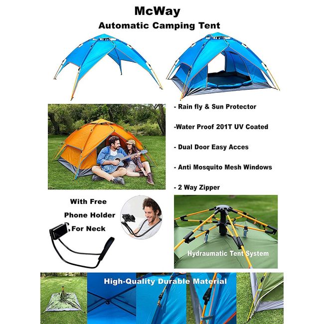 Camping Waterproof Tent Out Door Rain Guard Cover UV Anti Sun