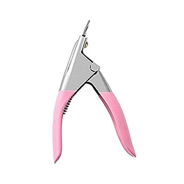 DNHCLL Pink Acrylic Nail Clipper False Nails Cutter Fake Nail Clippers Nail Tip Trimmer for Nail Art Professional Manicure Tools Clip Tool