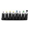 121AV 8 Tips Straight Universal DC Power 5.5x2.1mm Jack Adapter Socket Plug for Laptop Notebook PC (8pcs dc plug)
