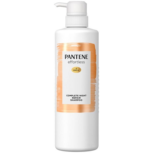 Pantene Effortless Complete Night Repair - Restore Sleepy Damaged Hair Non-Silicone Shampoo Pump 480ml