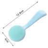 2 Pcs Silicone Facial Cleansing Brush Silicone Manual Facial Cleansing Brush Face Brush Cleansing Face Massager Brush for Face Care