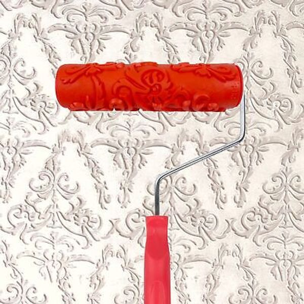 7'' Patterned Paint Roller for Wall Decoration Classic Brick Embossing Textur...