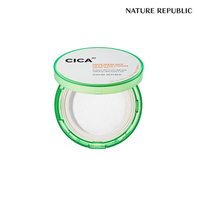 Nature Republic Green Derma Mild Cica Big Sun Cushion SPF50+ PA++++