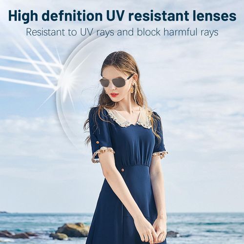 QJF Smart Glasses, Polarized Bluetooth Sunglasses, UV Protection Audio Built-in Mic & Speakers, Voice Assistant, Open Ear Music/HD Calling for Sport Cycling Driving Fishing Running